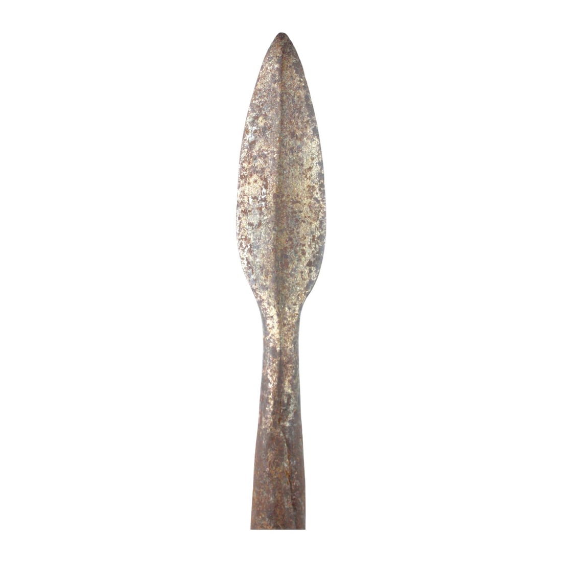 American Revolutionary War era 18th-century War Pike from Ticonderoga with Provenance: This American Revolutionary War era 18th-century war pike from the Fort Ticonderoga collection is a superb Colonial American polearm with outstanding provenance. The piece features a 10 3/4 inch spear