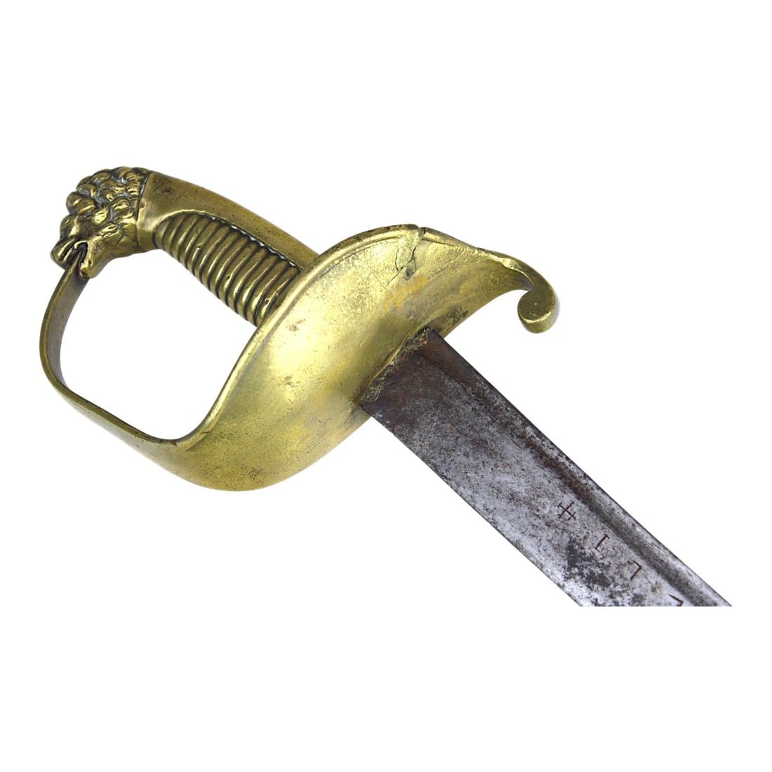 American U.S. Revolutionary War British Lionhead Cutlass Sword Dated 1770 Super Rare! With original: This exceptional and exceedingly rare British Revolutionary War-era Lionhead Cutlass, dated 1770, is a remarkable surviving example of an 18th-century military sidearm that would have been carried dur