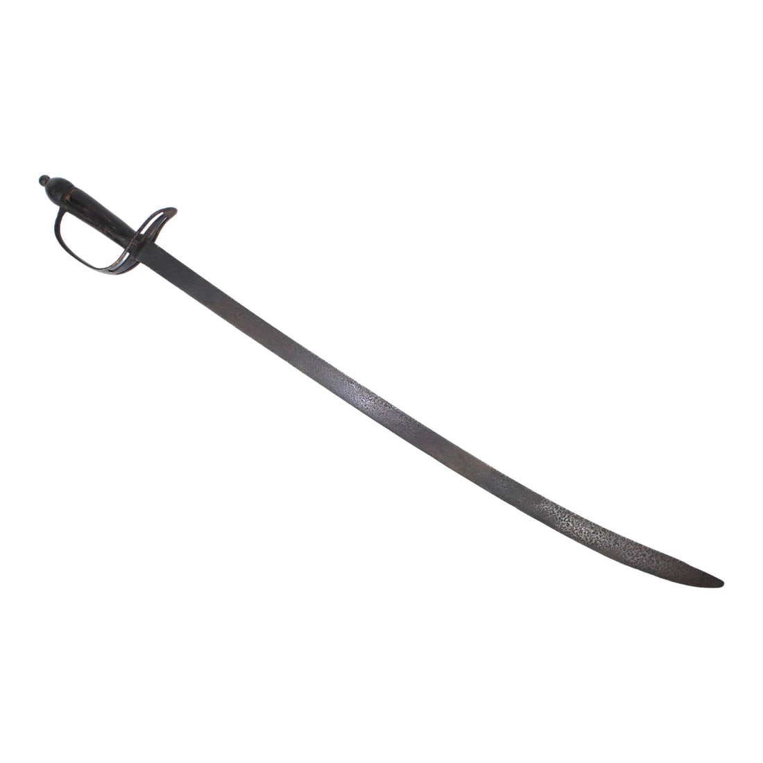 Super Rare U.S. Revolutionary War Horseman’s Sword, Unmarked American Saber: This super rare U.S. Revolutionary War horseman’s sword is an unmarked example associated with American mounted service during the late 18th century. Though specific measurements, markings, and cond