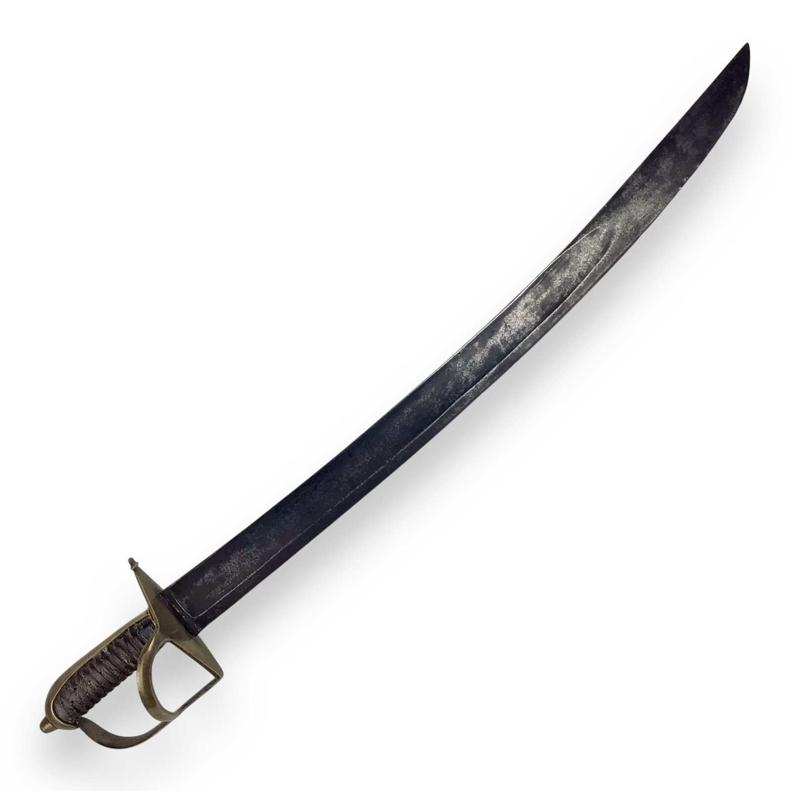 American Revolution Infantry Model 1775 Navy Arsenal Sword from the Kingdom of Sardignia and Savoy: A Model 1775 Infantry Sword from the Kingdom of Sardinia and Savoy, produced by the Navy Arsenal under Louis XVI (1775–1788) before the French Revolution. The blade is inscribed with
