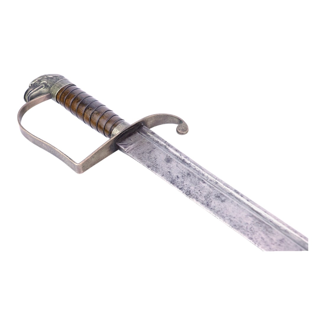 American Revolutionary War Baltimore Silver Hilt Eagle Head Sword from W. Guthman Collection: This magnificent American Revolutionary War or shortly post-Revolution Baltimore silver hilt eagle head sword dates circa 1780 to 1790 and comes from the renowned William H. Guthman Collection. Th