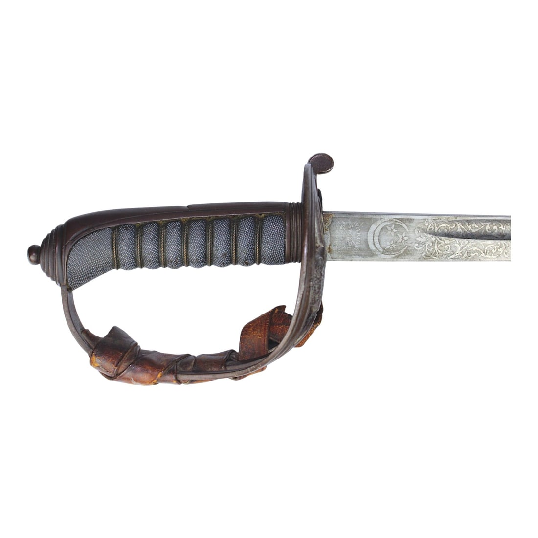 Very Rare Wilkinson Sword Co. Anglo-Egyptian Sudan Officer Sword c.1899 with Scabbard! (1 of 14)