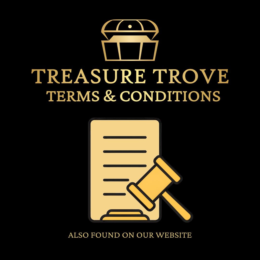 Terms & Conditions: By participating in this auction, you acknowledge and agree that you have read, understood, and accepted all terms and conditions as detailed on our website at www.treasuretroveauctions.com. This is a