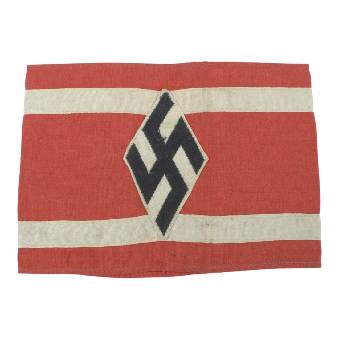 Very Rare Early WW2 Hitler Youth Student Armband - NSDStB - 1930's WW2: This very rare German WWII 1930s Hitler Youth Student Bund armband is associated with the Nationalsozialistischer Deutscher Studentenbund, or NSDStB, the National Socialist German Students’ League