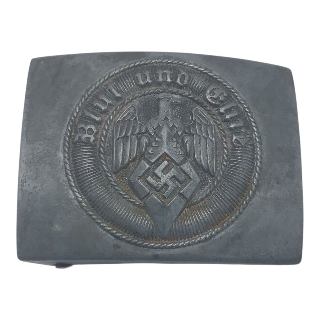 German WWII Hitler Youth Belt Buckle RZM 4/44 by Paul Kramer & Co. (1 of 3)