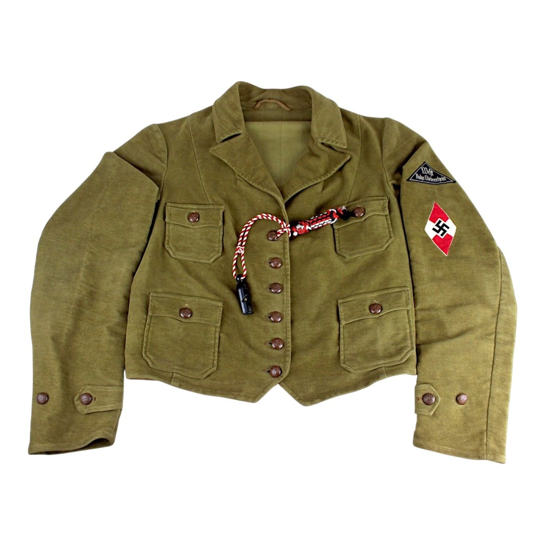One of a Kind German BDM Girls Youth Grouping w/ Kletterjacke, Awards & 23 Named Sports Certificates: This extraordinary German World War II Bund Deutscher Mädel (BDM) grouping is one of the finest and most complete female Hitler Youth groupings we have encountered. Centered around an original BDM Kl