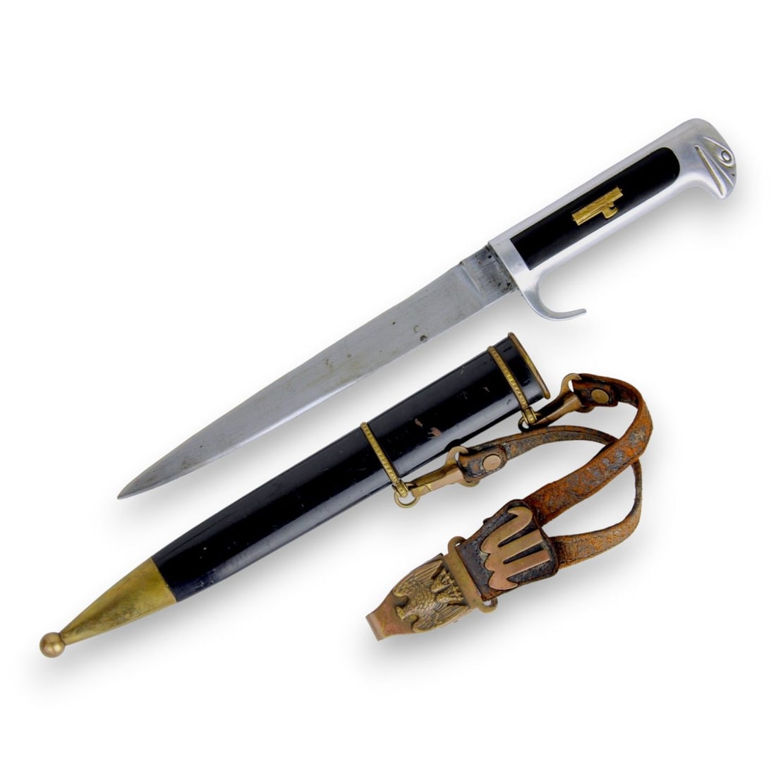 Italian WW2 MVSN Officer’s Becco d’Aquila Dress Dagger with Rare Hangers! (1 of 8)
