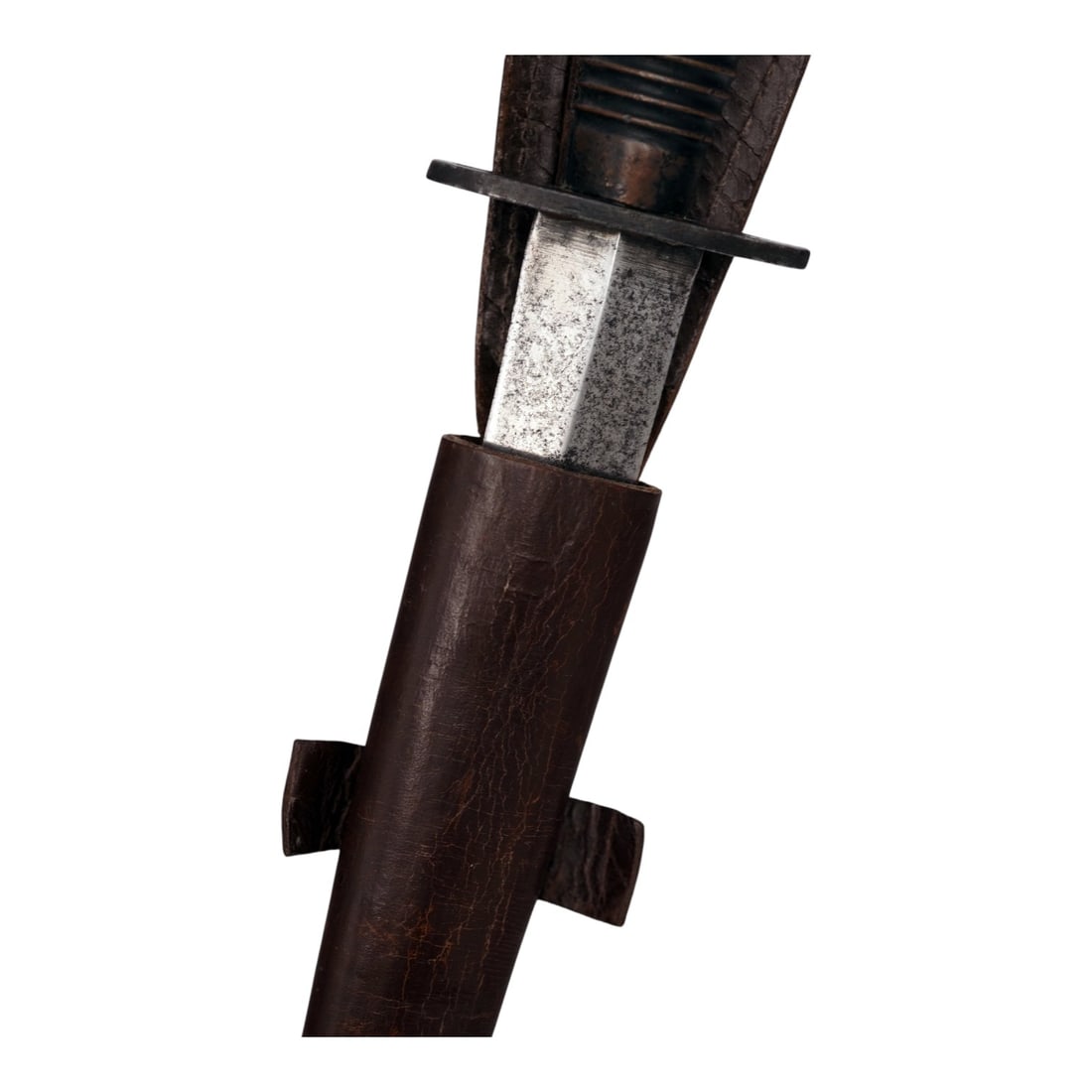 Postwar Fairbairn-Sykes Fighting Knife by William Hodgers with Scabbard (1 of 11)