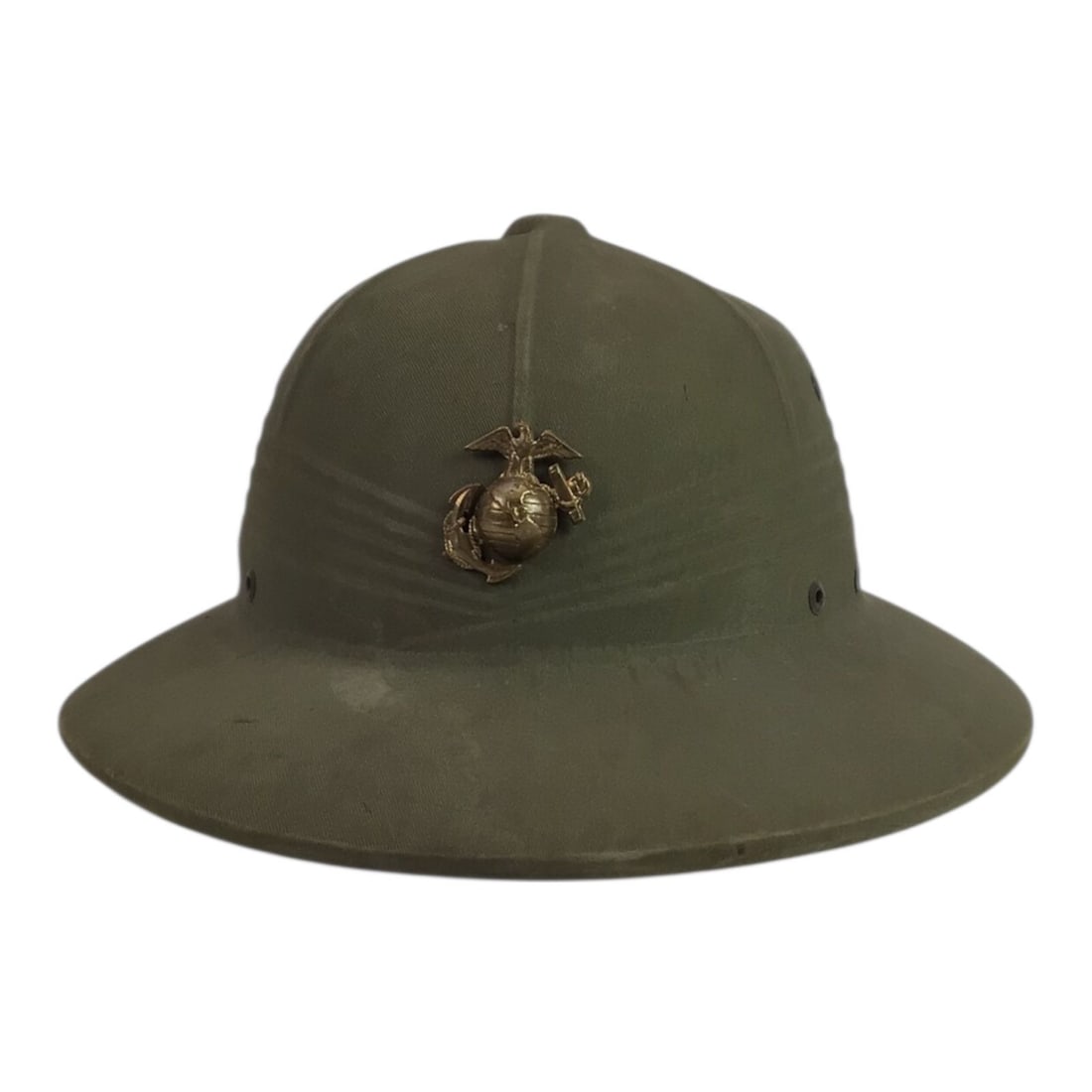 U.S. USMC Pith Helmet by International Hat Co., Dated June 29, 1944 (1 of 8)