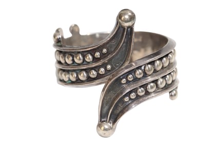 CP Taxco Sterling Silver Cuff Bracelet