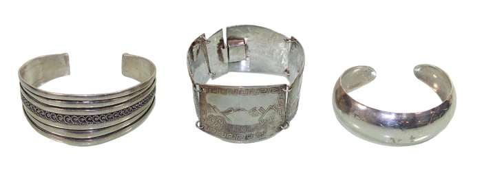 Silver Bracelets Marked 900 & 925