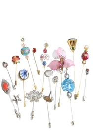 Lot of Vintage Stick Hat Pins