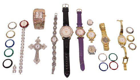 Women's Fashion Watches incl. Stauer, Waltham, Faberge, Murano Glass Etc.