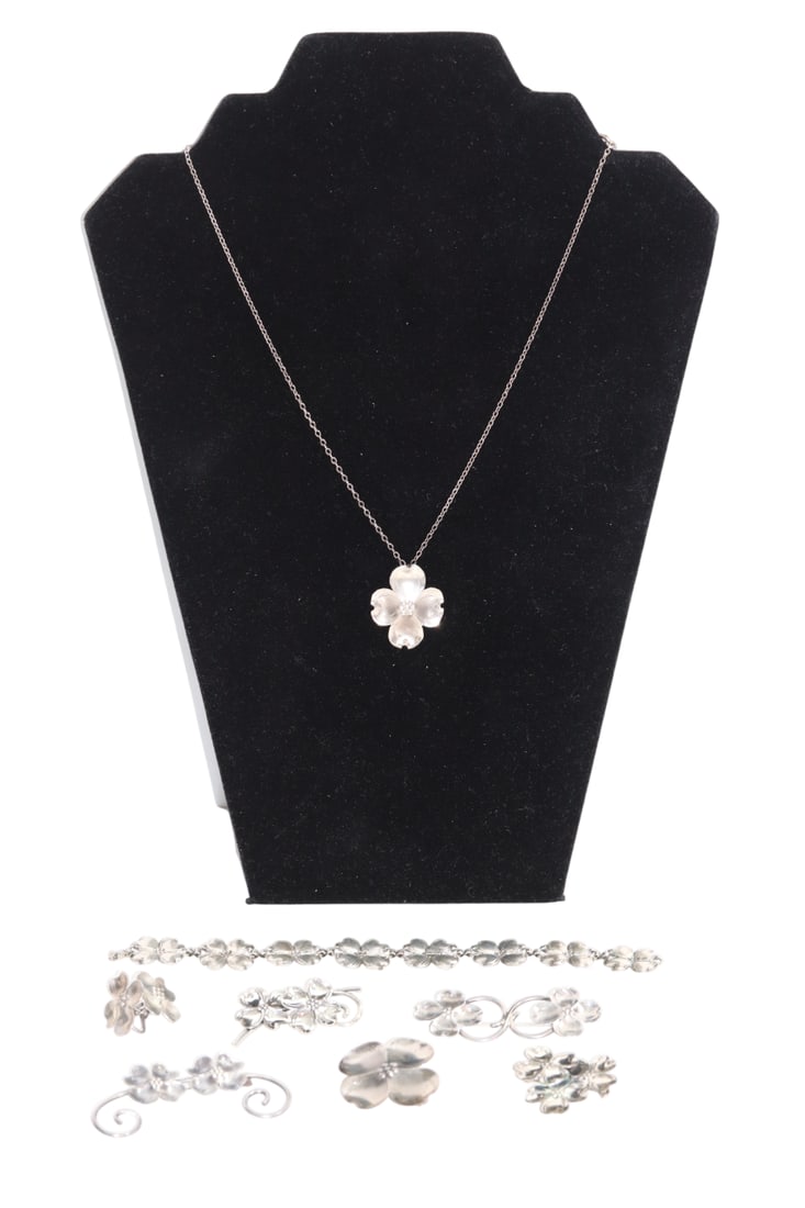 Sterling Silver Brooches, Bracelet, Necklace Including Stuart Nye, Beau and Handmade (1 of 20)