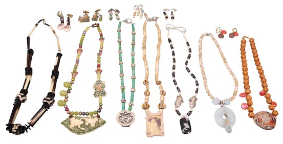 Asian & Tribal Style Inspired Necklaces & Earrings