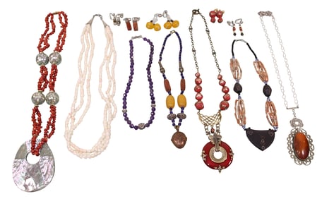 Asian & Tribal Style Inspired Necklaces & Earrings