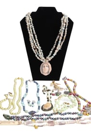 Artisan Beaded Necklaces, Matching Earrings, Unique Pendants