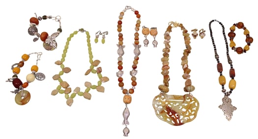 Stone Bead Necklaces, Bracelets & Earrings