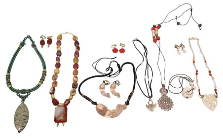 Asian & Tribal Style Inspired Necklaces & Earrings