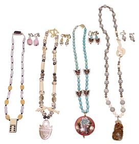 Asian & Tribal Style Inspired Necklaces & Earrings