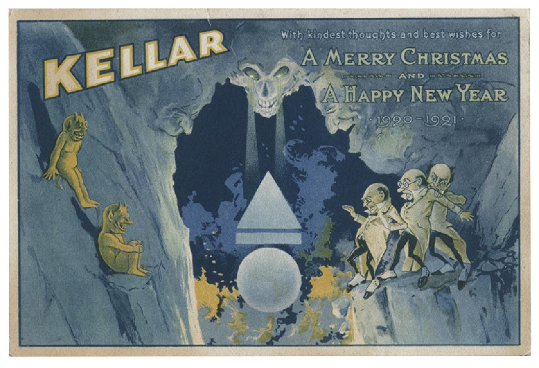 Kellar, Harry (Heinrich Keller). Merry Christmas and (1 of 1)