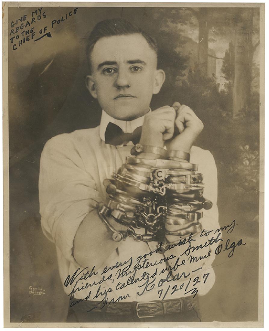 Inscribed and Signed Portrait of Joseph Kolar. (1 of 1)