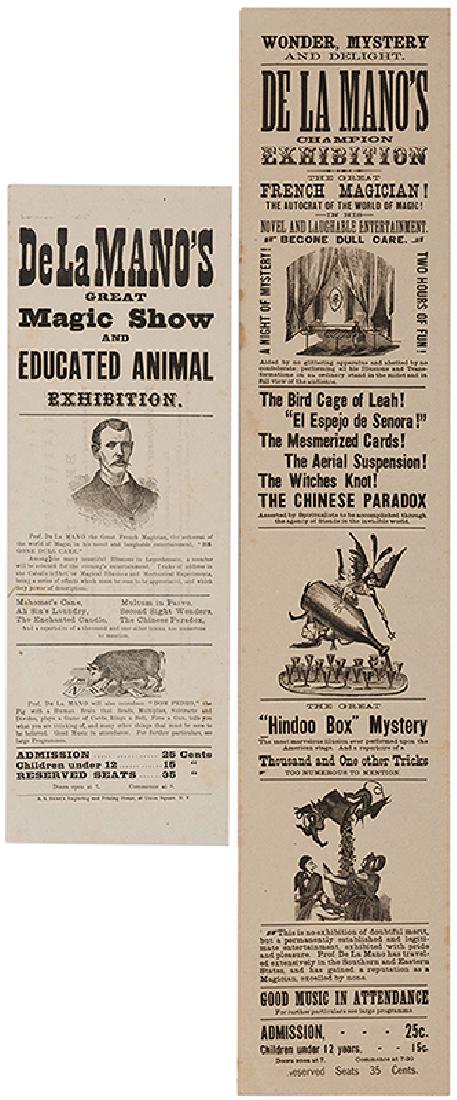 De La Mano. Two Broadsides. (1 of 1)