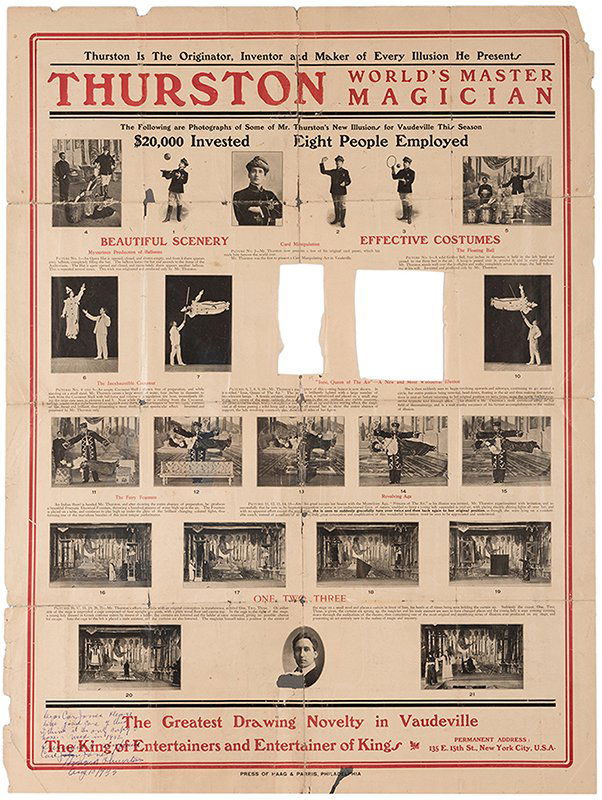 Thurston, Howard. World's Master Magician – New (1 of 3)