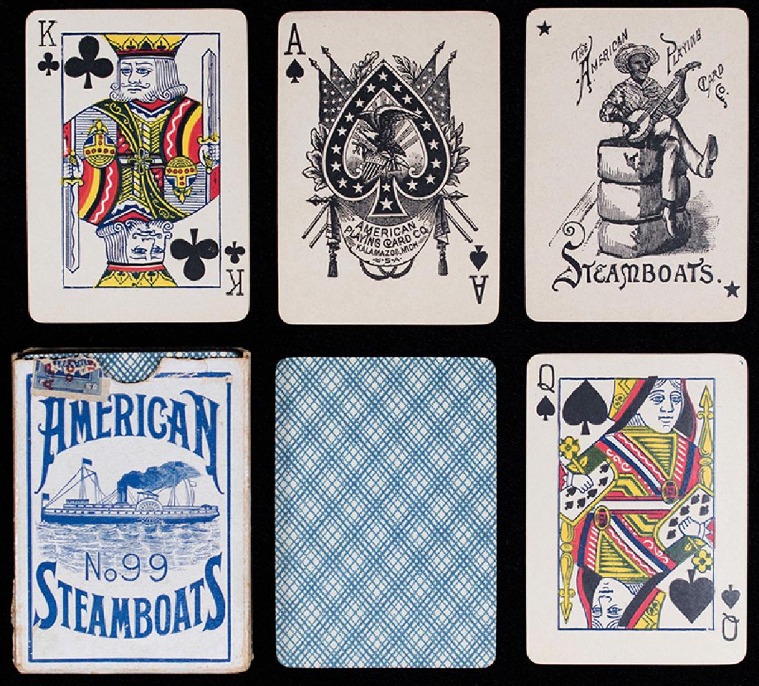 The American Playing Card Co. “No. 99 Steamboats.” (1 of 1)