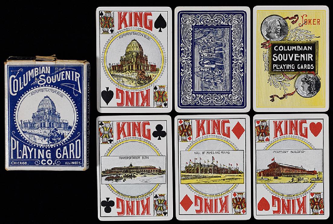 G.W. Clark Columbian Exposition Souvenir Playing Cards. (1 of 1)