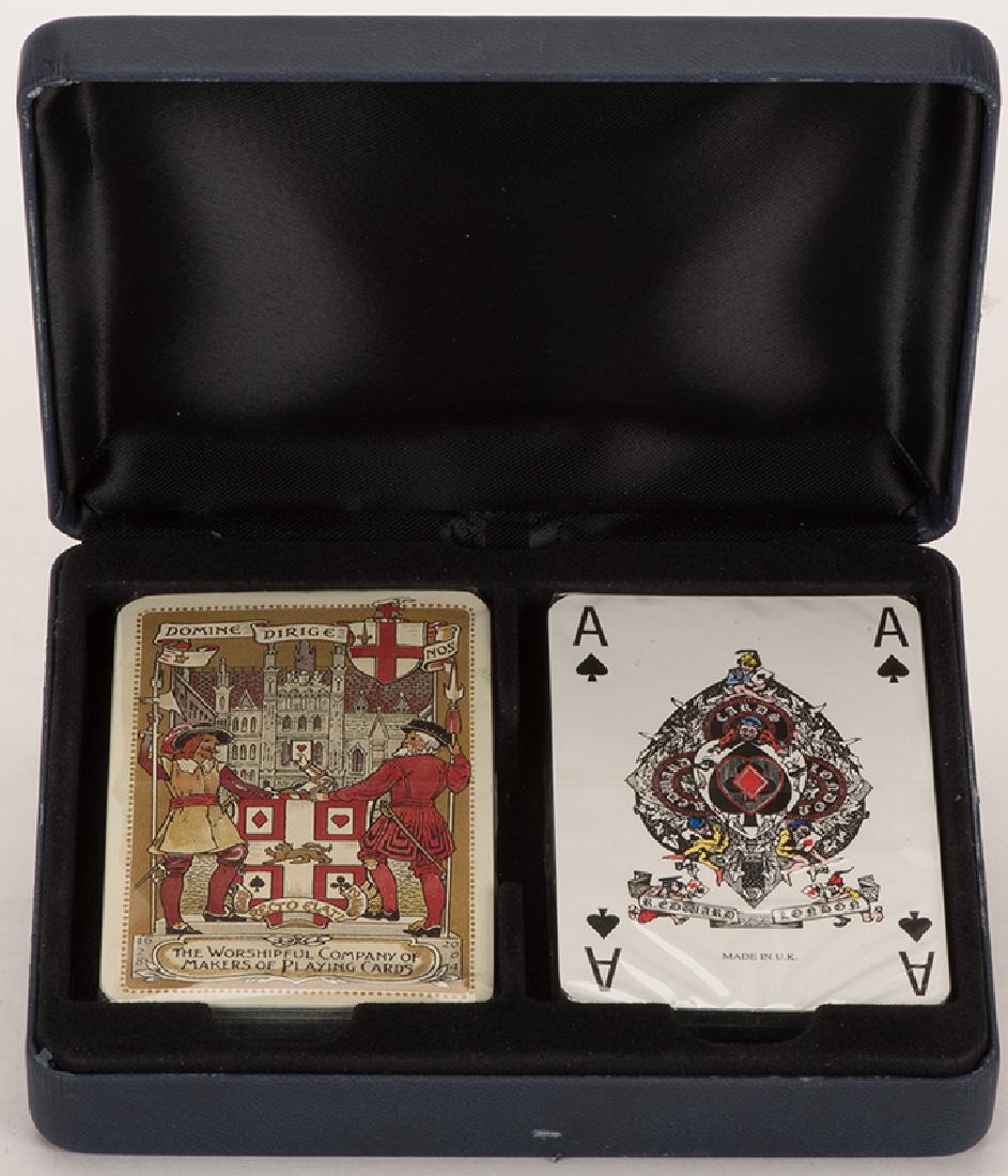 Worshipful Company. Installation Banquet December 2004.: Worshipful Company. Installation Banquet December 2004. London, 2004. Double deck mint sealed in original box and original outer box with explanation pamphlet. These cards were presented to the lady g