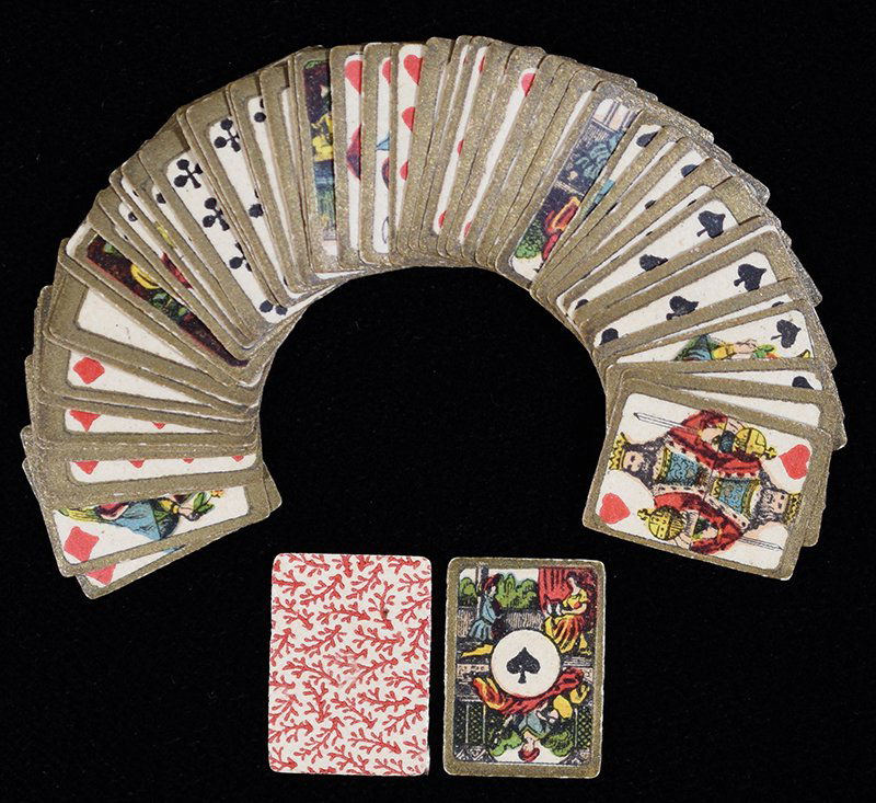 C.L. Wüst Miniature Playing Cards. (1 of 1)