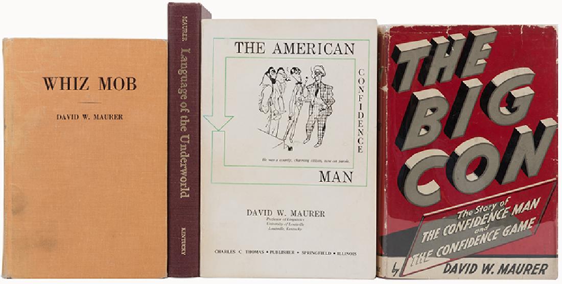 Maurer, David. W. Four Volumes on Cons. (1 of 1)