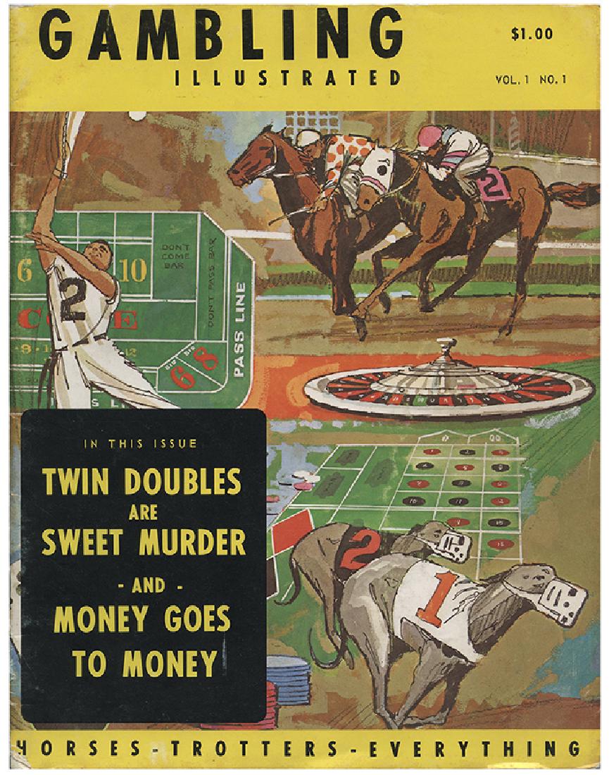 Group of Vintage Periodicals on Casino Gambling.: Group of Vintage Periodicals on Casino Gambling. Including all three issues published of Gambler’s World (December 1973 – May 1974), Gambling Quarterly (Spring 1974 – Winter 1976, seven issues o