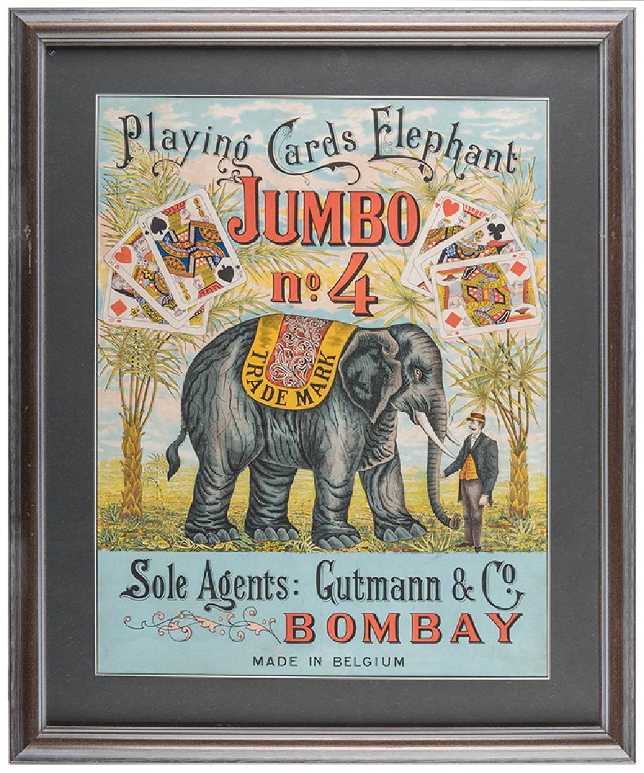 Playing Cards Elephant Jumbo No. 4. Sole Agents: (1 of 1)