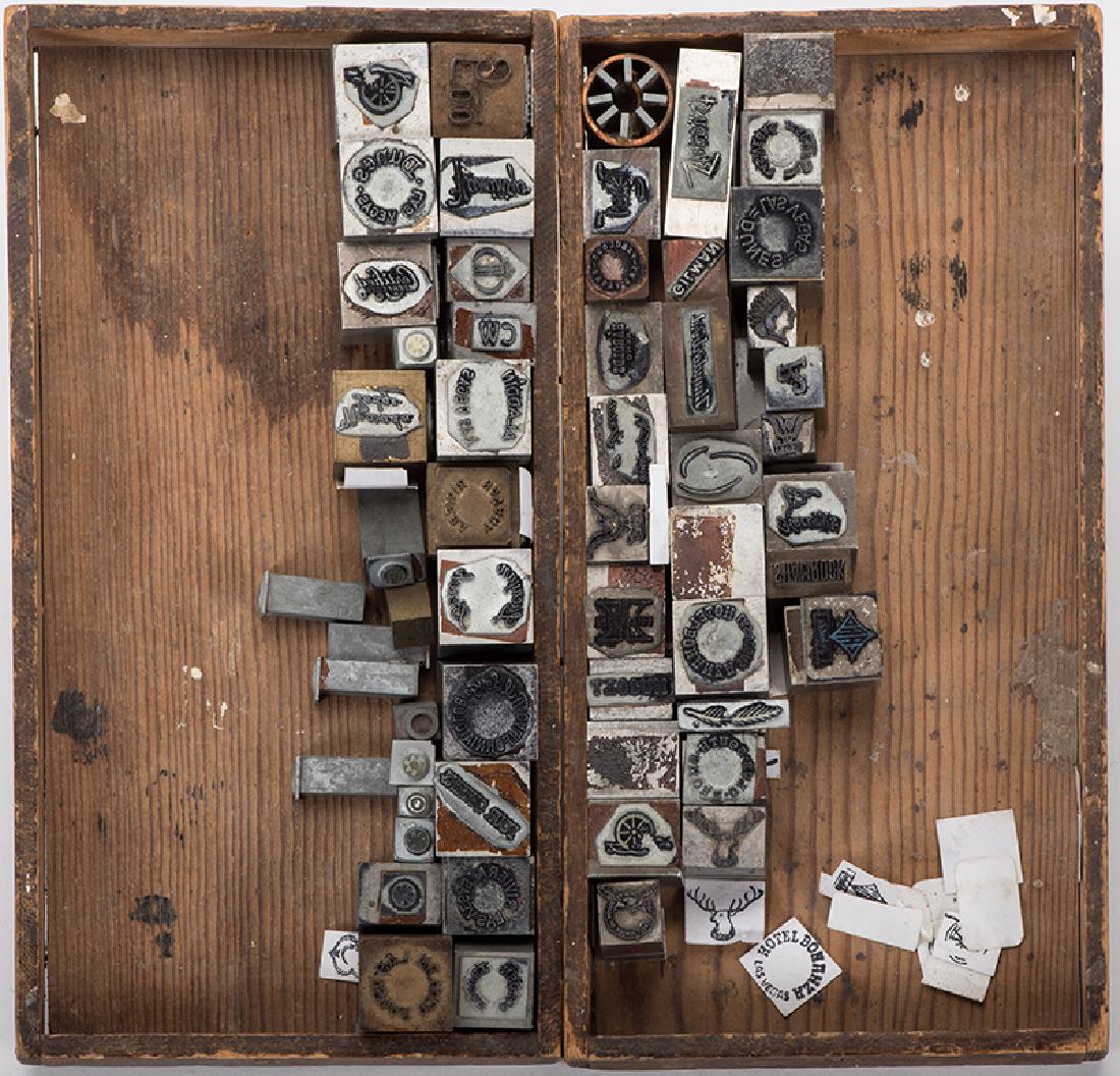 Lot of More Than 40 Hot Stamp Plates for Counterfeiting (1 of 1)