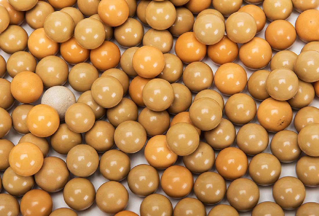 Three Groups of Clay Roulette Balls. (1 of 1)