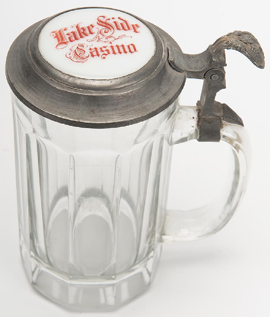 Lake Side Casino Glass Beer Stein. (1 of 1)