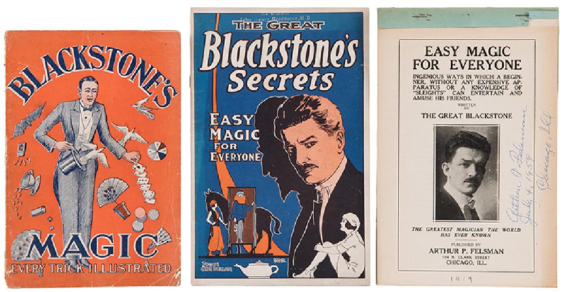 Three Volumes, One Signed by Blackstone, One Signed by (1 of 3)