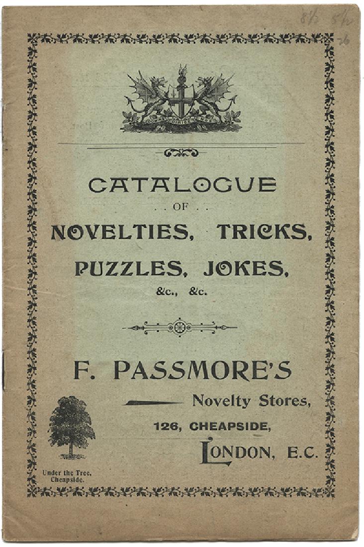 F. Passmore’s Novelty Stores. Catalogue of Novelites, (1 of 1)