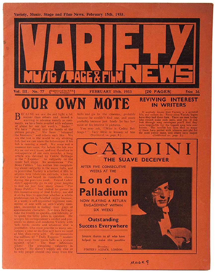 Two Pieces of Ephemera. (1 of 3)