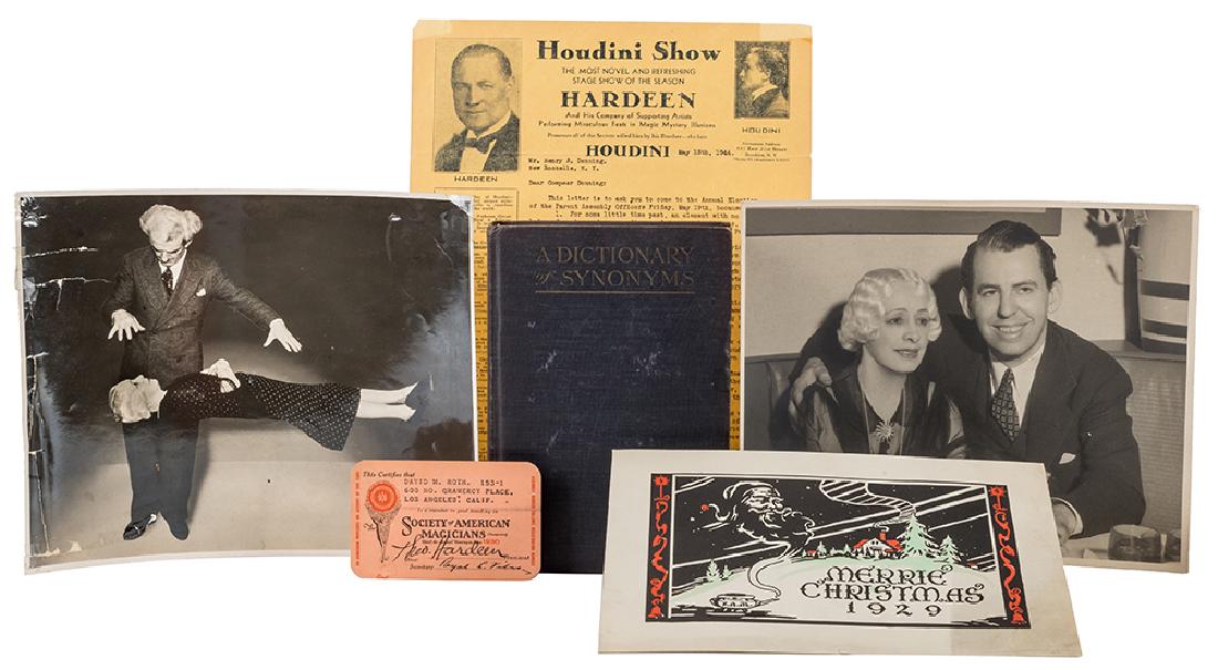 Group of Memorabilia Related to Theo Hardeen and (1 of 3)