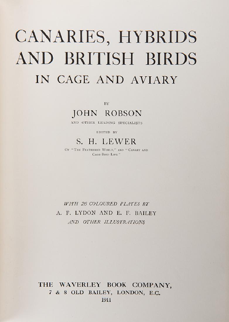 Robson, John. Canaries, Hybrids and British Birds in (1 of 3)