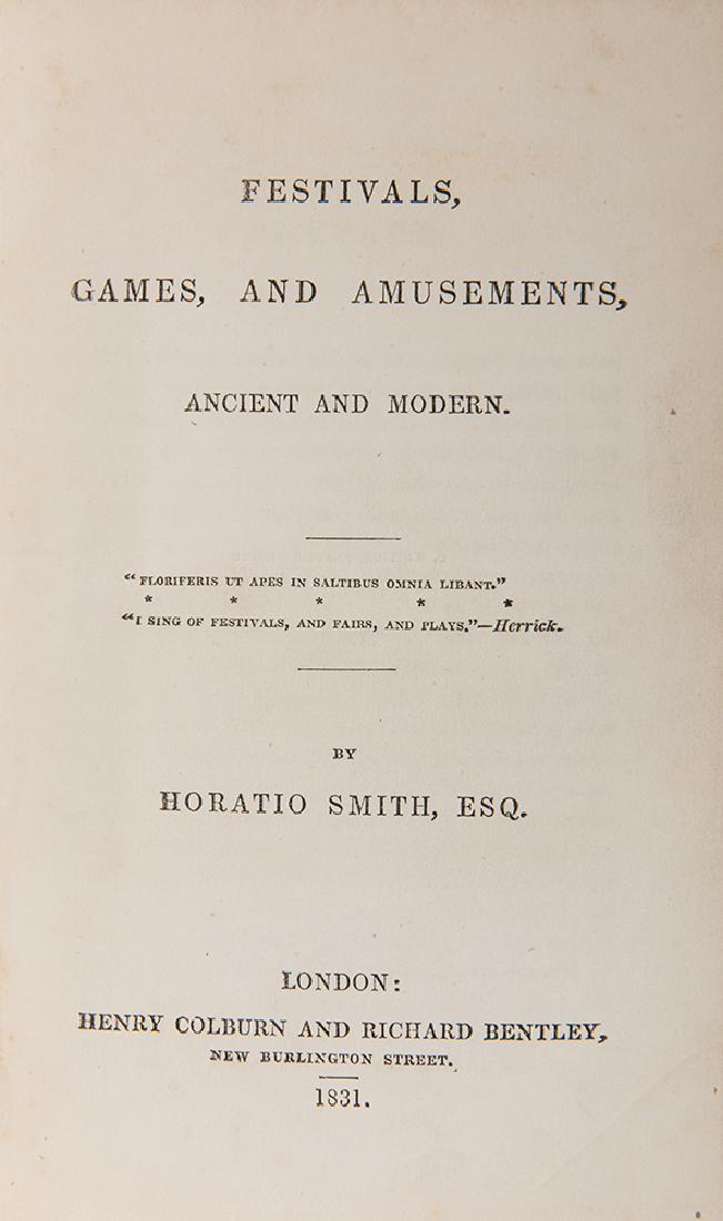 Smith, Horatio. Festivals, Games, and Amusements, (1 of 3)