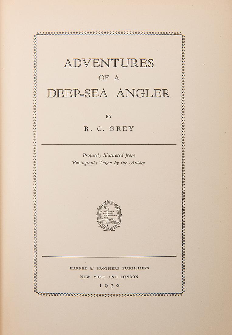 [Sport. Angling] (Grey, Zane) Grey, R[omer] C[arl]. (1 of 3)