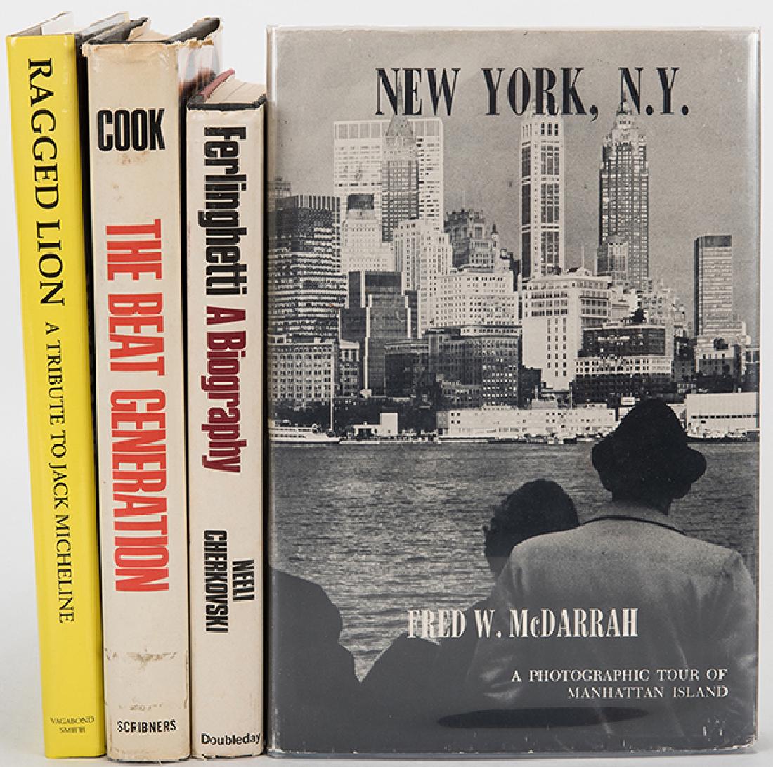 A Lot of Four Books Signed by Beat Authors. (1 of 1)