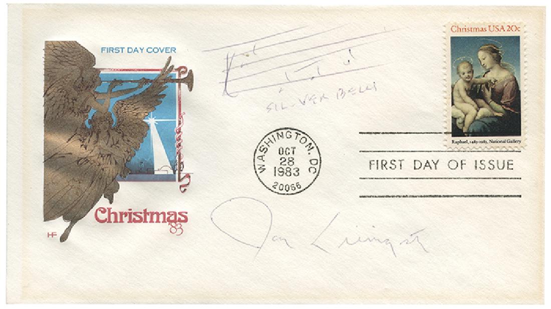 Lot of 10 signed musical quotations from popular music (1 of 3)