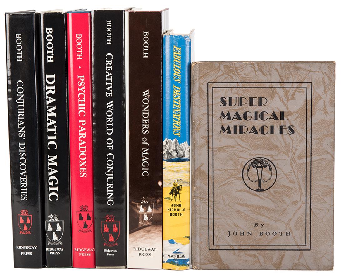 Booth, John. Lot of Seven Magic Books. (1 of 1)