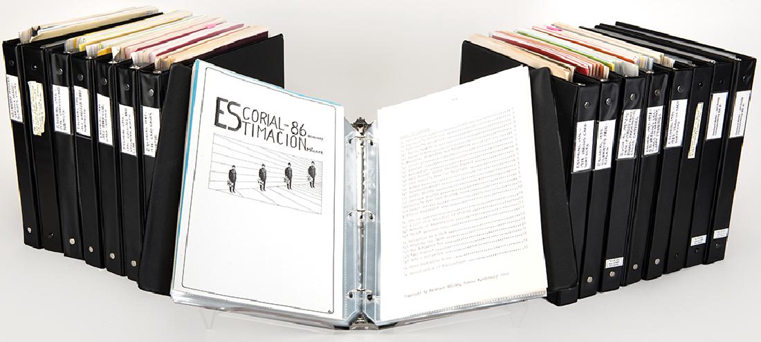 Muller, Reinhard. Large File of Dozens of Escorial (1 of 6)