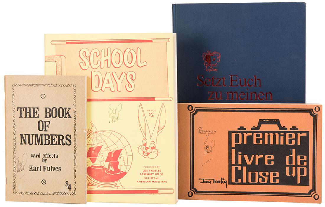 Four Volumes from Vernon’s Library. (1 of 5)